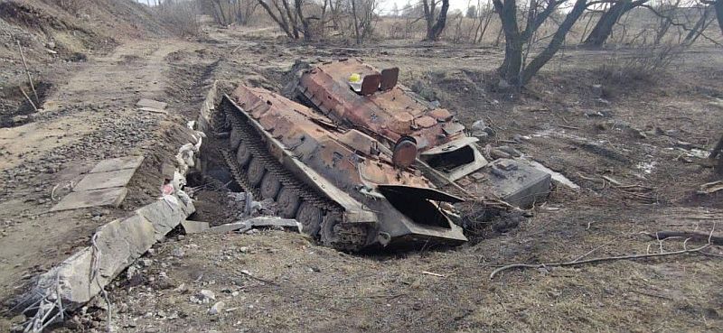 ЗСУ знищили танковий підрозділ РФ біля Києва (фото)