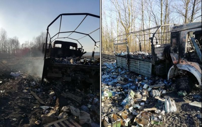Мінус одна колона забезпечення окупантів на Чернігівщині
