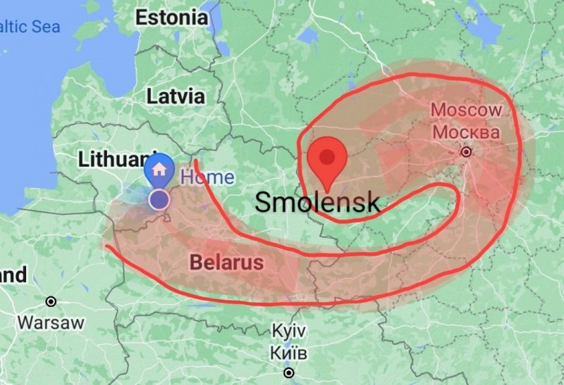 Вільнюс вимагає від РФ надати сухопутний коридор до Смоленська