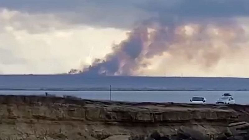 У Криму знову горить та вибухає