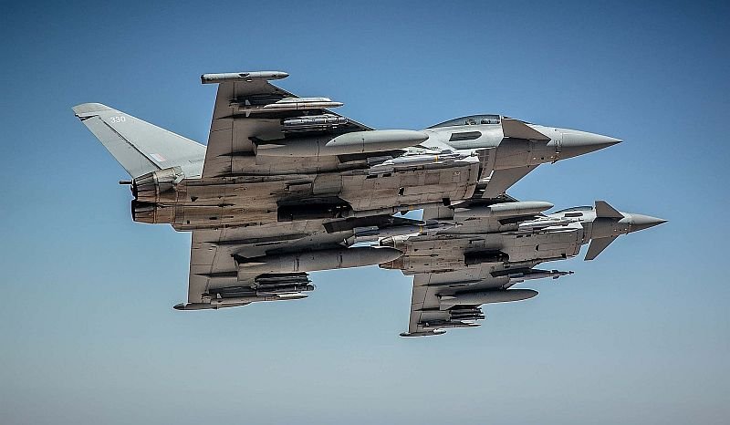 Літаки ВПС Німеччини та Іспанії проводять навчання над територією Естонії