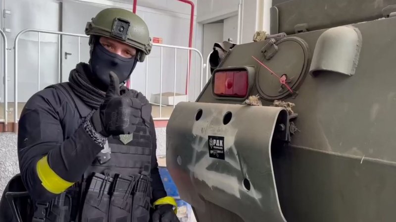Російський добровольчий корпус конфіскує військову техніку окупантів на Білгородщині