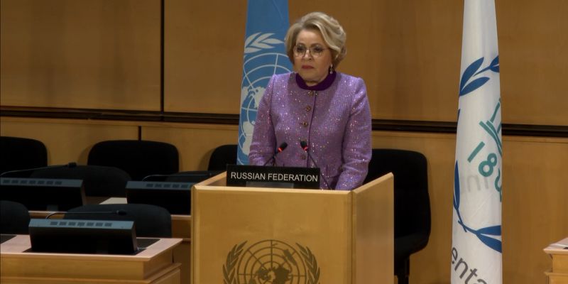 "Місце Матвієнко – на лаві підсудних": У Женеві влаштували демарш проти РФ