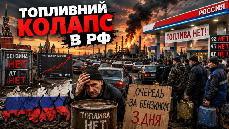 Нові наслідки паливного колапсу в РФ