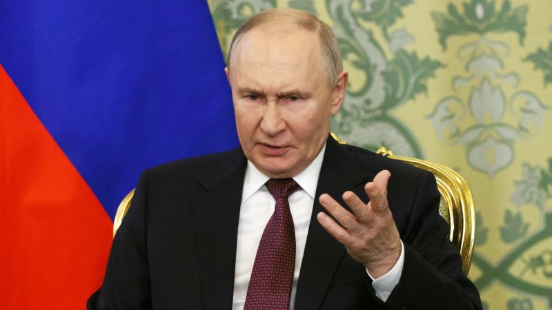 Заява Путіна про удари України по території РФ